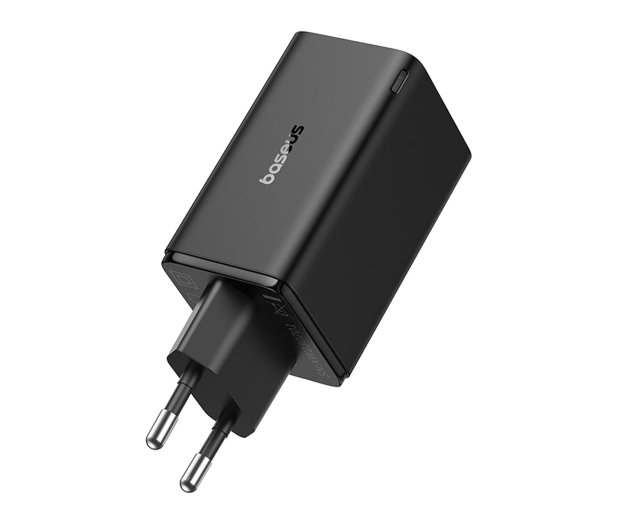 BASEUS sieciowa GaN6 Pro Fast Charger 2C+2U 65W Cluster Black + Kabel Type-C do Type-C 100W(20V/5A) 1m Black - 1298073 - zdjęcie 2